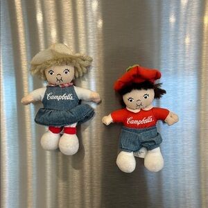 Kids Plush Toy Set - Red and Blue